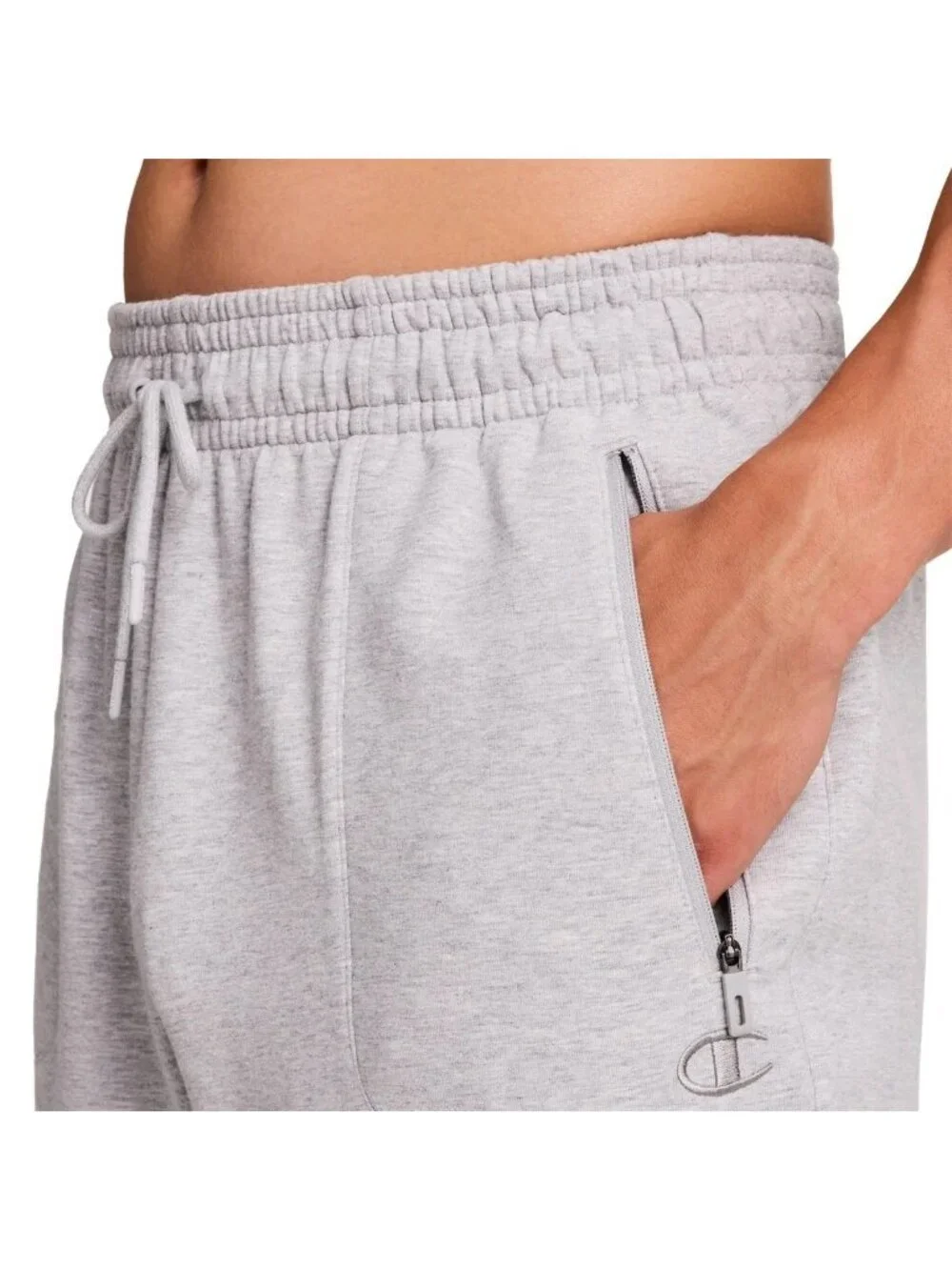 Champion Men's S Gray Jogger Sweatpants Cotton Blend Athletic d1867